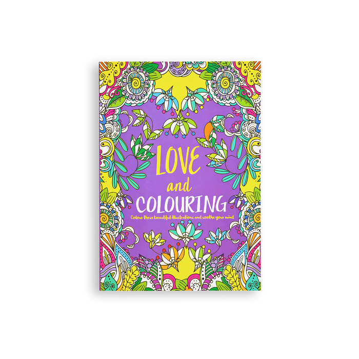 Adult Colouring Book - Love and Colouring