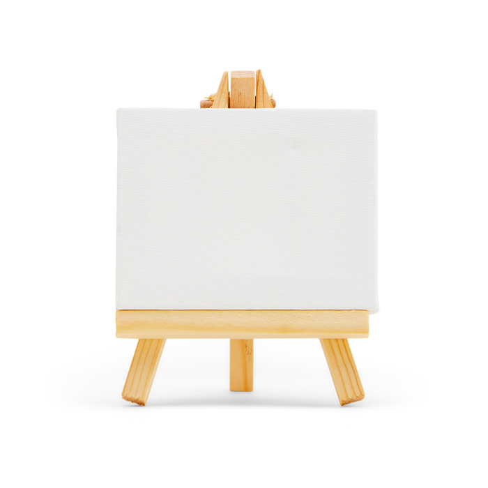 Art Mini Easel With Canvas