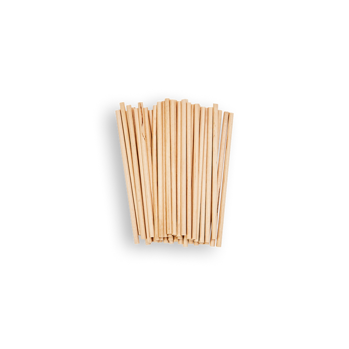 Wooden Round Sticks 40pc